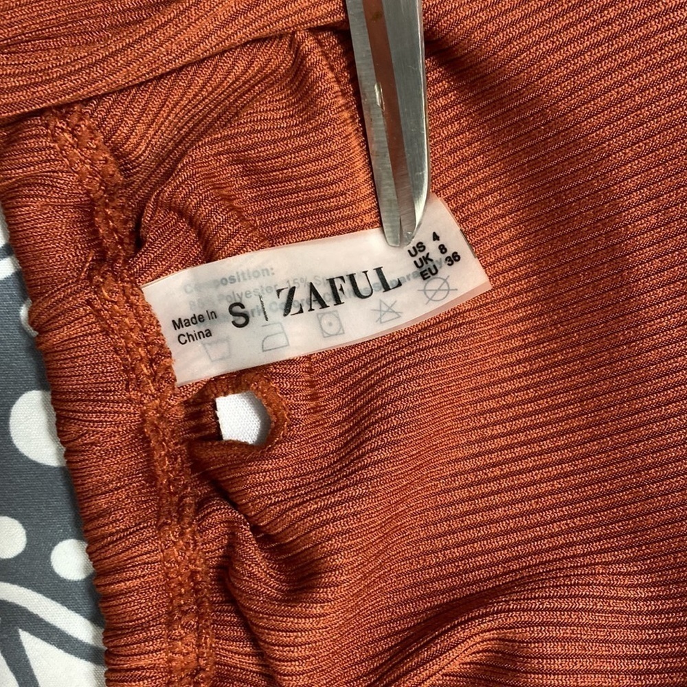 NWT Zaful rust brown 2 Pc bikini - Picture 8 of 12